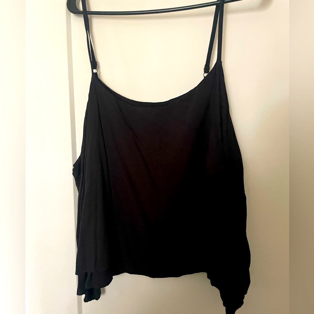 Forever 21 Black Spaghetti Strap Tank Top